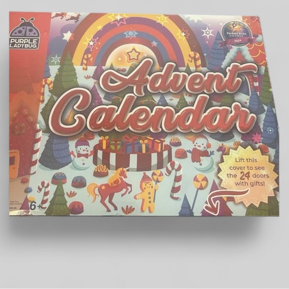 New Advent Calendar for girls Tweens Purple ladybug 2024 edition gifts tradition - Picture 1 of 7